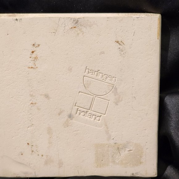 Vintage Harlingen Holland Delft Tile: Duck - Picture 4 of 5